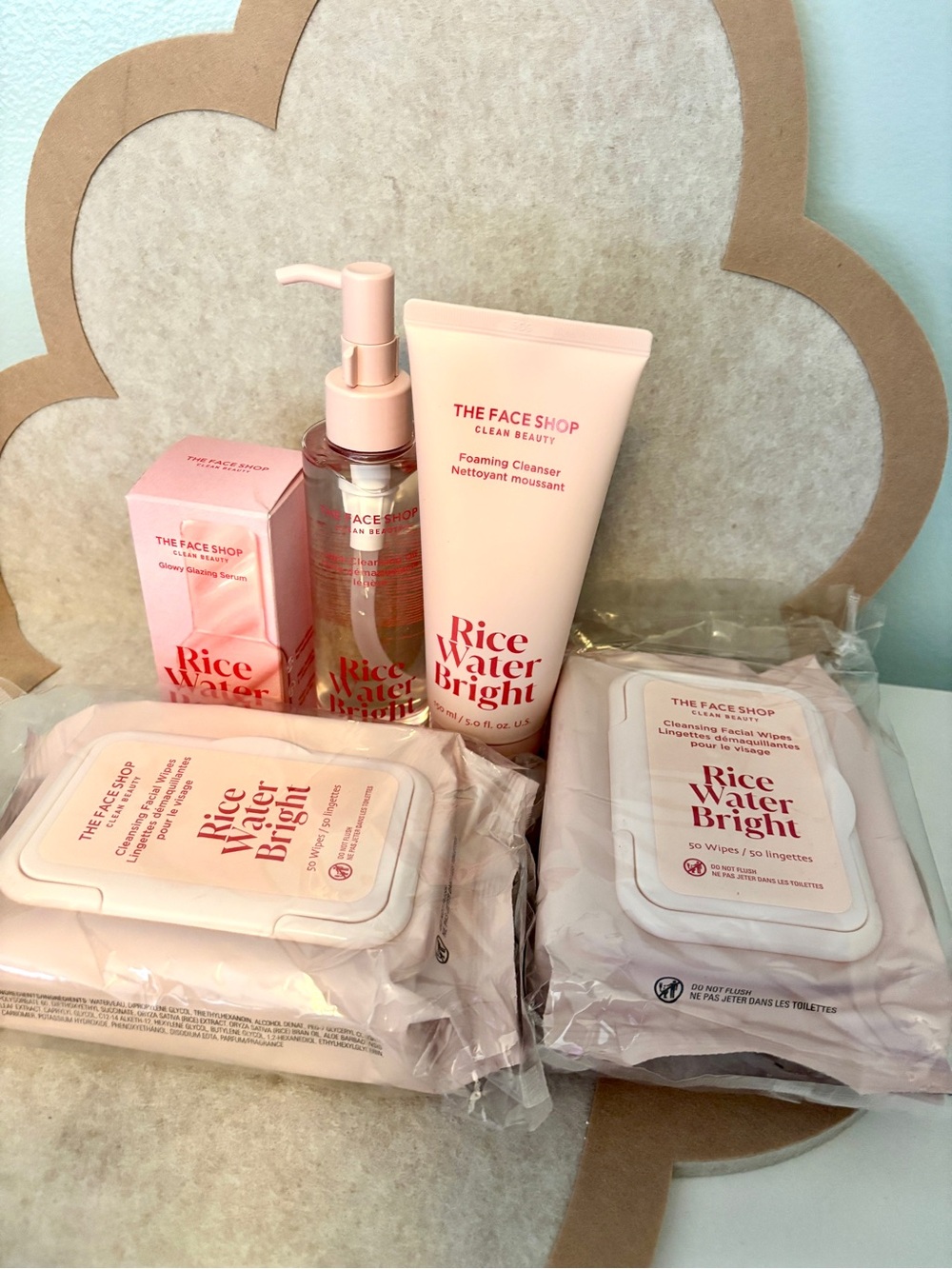 The face shop Rice Water Bright bundle NEW